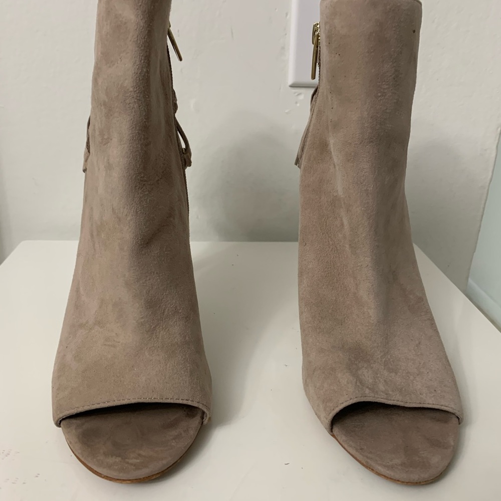 Vince Camuto suede ankle boots.